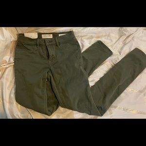 olive green jeans